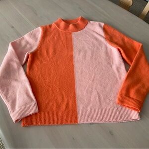 Color block sweater